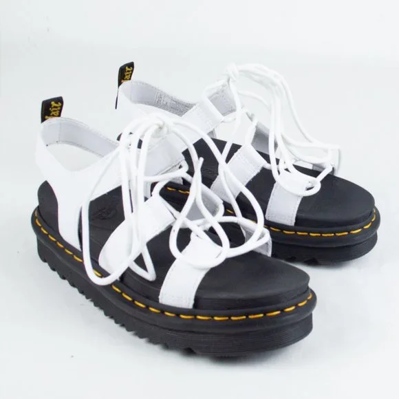 Dr. Martens Nartilla Gladiator White Sandal - Picture 6 of 11